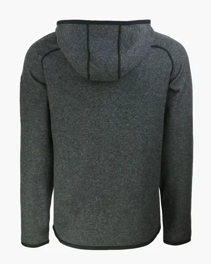 Men's Full Zip Hooded Sweater-Knit Jacket — view 20