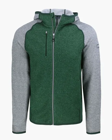 Men's Full Zip Hooded Sweater-Knit Jacket — view 14