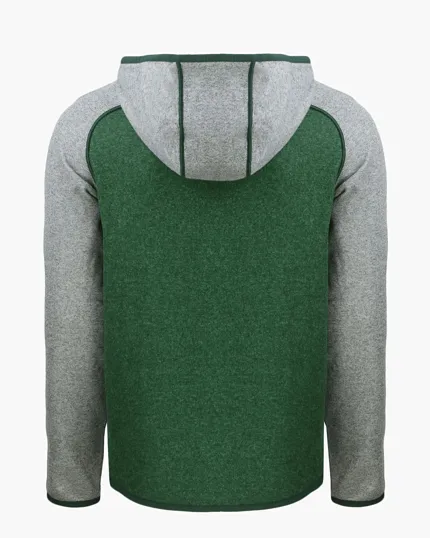 Men's Full Zip Hooded Sweater-Knit Jacket — view 22