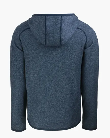 Men's Full Zip Hooded Sweater-Knit Jacket — view 23