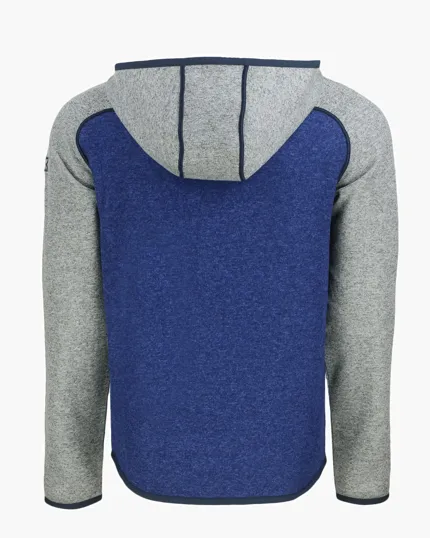 Men's Full Zip Hooded Sweater-Knit Jacket — view 25