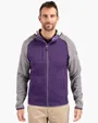 Men's Full Zip Hooded Sweater-Knit Jacket — view 4