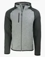 Men's Full Zip Hooded Sweater-Knit Jacket — view 16