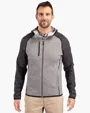 Men's Full Zip Hooded Sweater-Knit Jacket — view 8