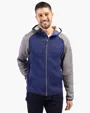 Men's Full Zip Hooded Sweater-Knit Jacket — view 9