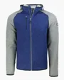 Men's Full Zip Hooded Sweater-Knit Jacket — view 17