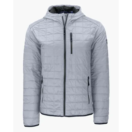 Rainier Recycled Insulated Puffer Full Zip Hooded Jacket — view 5