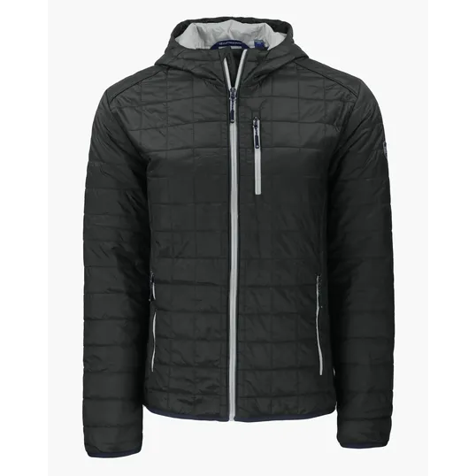 Rainier Recycled Insulated Puffer Full Zip Hooded Jacket — view 7