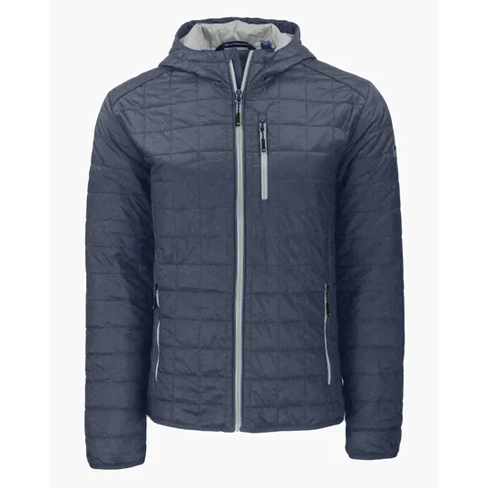 Rainier Recycled Insulated Puffer Full Zip Hooded Jacket — view 8