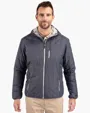 Rainier Recycled Insulated Puffer Full Zip Hooded Jacket — view 4