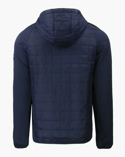Rainier Recycled Insulated Hybrid Puffer Full Zip Jacket — view 5