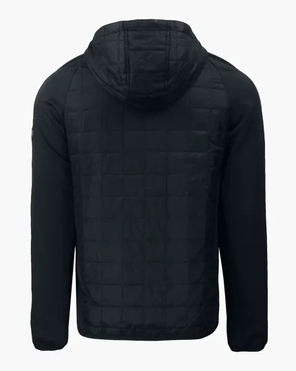 Rainier Recycled Insulated Hybrid Puffer Full Zip Jacket — view 6