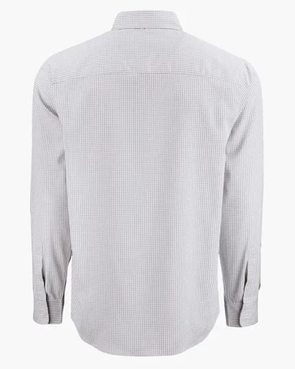Skyline Recycled Gingham Men's Long Sleeve Button Down Dress Shirt — view 26