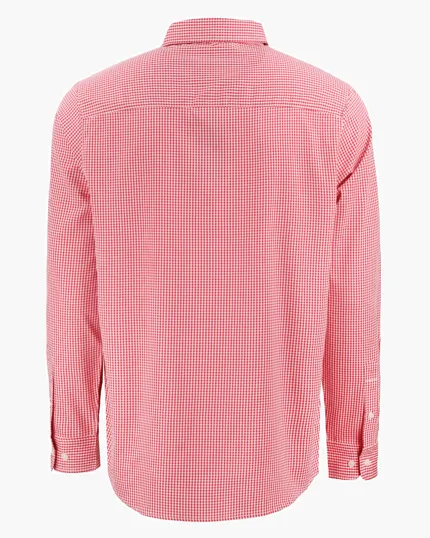 Skyline Recycled Gingham Men's Long Sleeve Button Down Dress Shirt — view 29