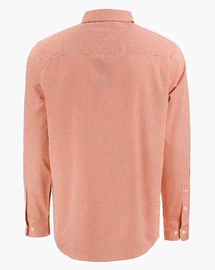 Skyline Recycled Gingham Men's Long Sleeve Button Down Dress Shirt — view 33