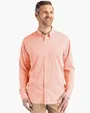 Skyline Recycled Gingham Men's Long Sleeve Button Down Dress Shirt — view 7