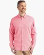 Skyline Recycled Gingham Men's Long Sleeve Button Down Dress Shirt — view 11