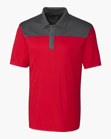 Clique Parma Colorblock Tech Jersey Men's Polo — view 7