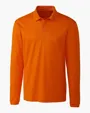 Clique Spin Solution-dyed Performance Pique Men's Long Sleeve Polo — view 8