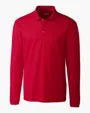 Clique Spin Solution-dyed Performance Pique Men's Long Sleeve Polo — view 9