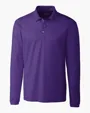 Clique Spin Solution-dyed Performance Pique Men's Long Sleeve Polo — view 12
