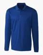 Clique Spin Solution-dyed Performance Pique Men's Long Sleeve Polo — view 13