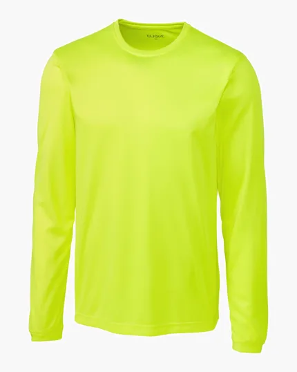 Clique Spin Solution-dyed Performance Jersey Men's Long Sleeve Tee — view 6