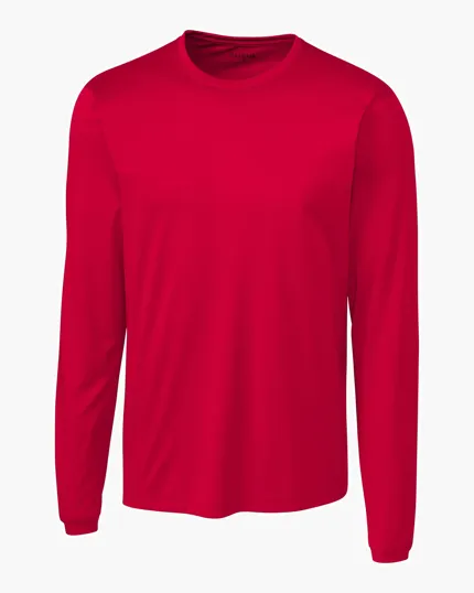 Clique Spin Solution-dyed Performance Jersey Men's Long Sleeve Tee — view 9