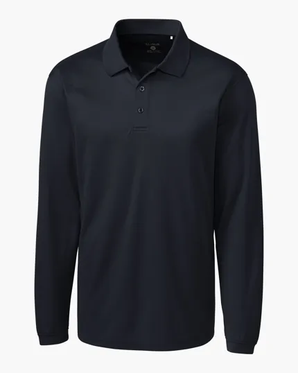 Clique Ice Pique Tech Men's Long Sleeve Polo — view 7