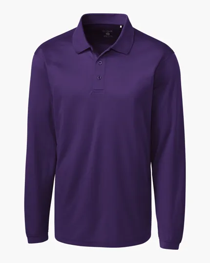 Clique Ice Pique Tech Men's Long Sleeve Polo — view 8