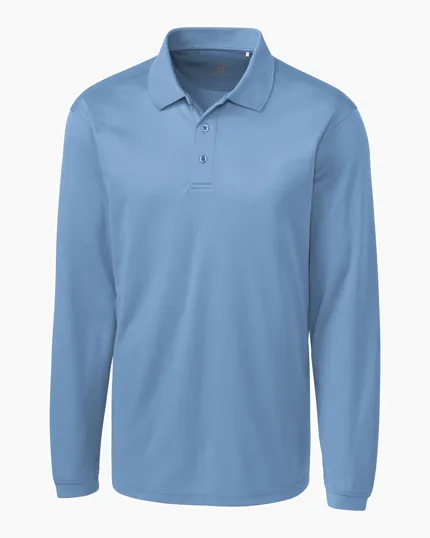 Clique Ice Pique Tech Men's Long Sleeve Polo — view 10