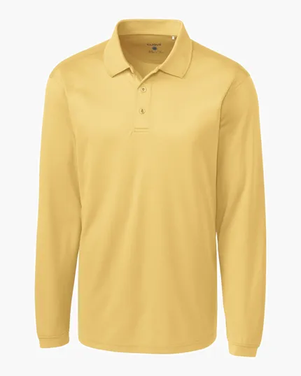 Clique Ice Pique Tech Men's Long Sleeve Polo — view 12