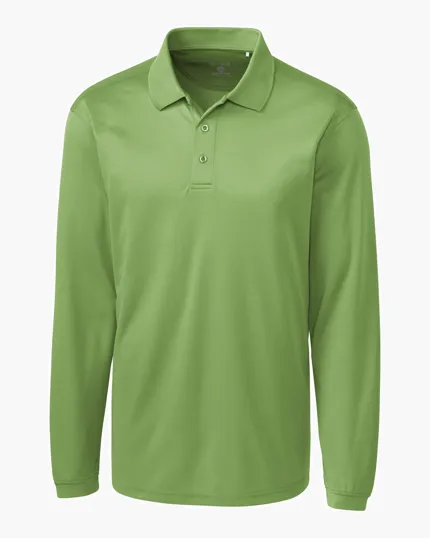 Clique Ice Pique Tech Men's Long Sleeve Polo — view 13