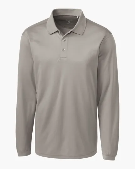 Clique Ice Pique Tech Men's Long Sleeve Polo — view 14