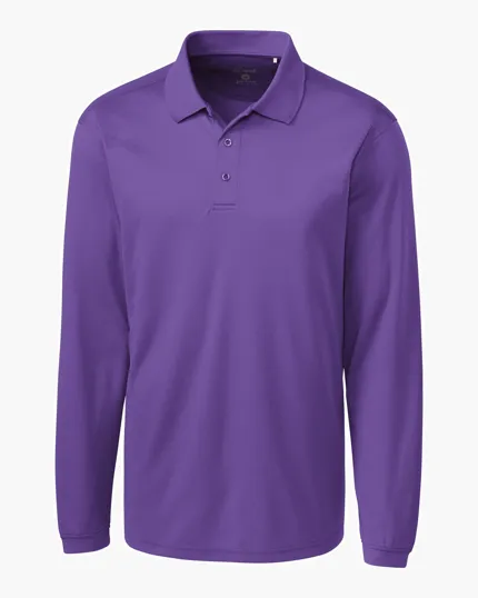 Clique Ice Pique Tech Men's Long Sleeve Polo — view 16