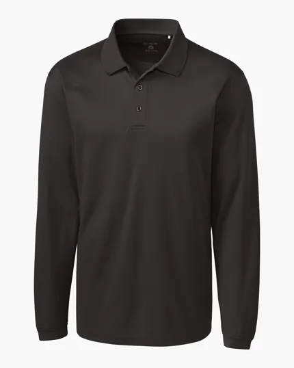 Clique Ice Pique Tech Men's Long Sleeve Polo — view 18