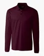 Clique Ice Pique Tech Men's Long Sleeve Polo — view 3