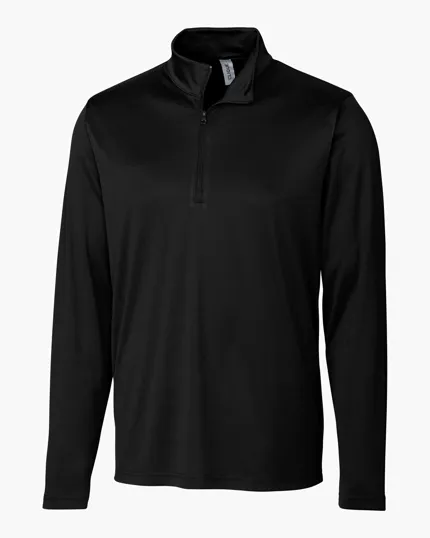 Clique Spin Solution-dyed Performance Interlock Half Zip — view 5