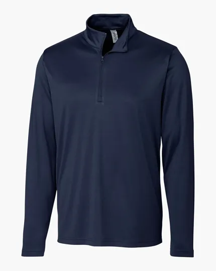 Clique Spin Solution-dyed Performance Interlock Half Zip — view 6