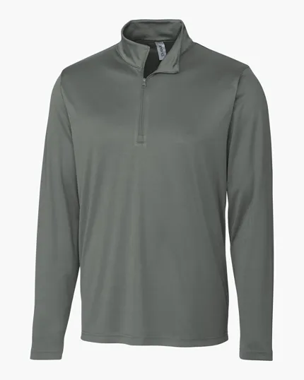 Clique Spin Solution-dyed Performance Interlock Half Zip — view 8