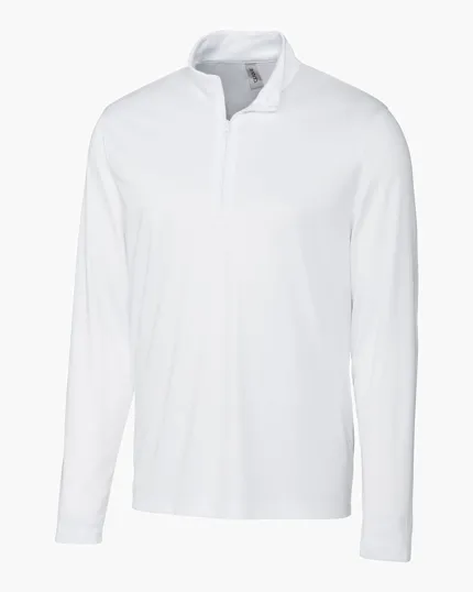 Clique Spin Solution-dyed Performance Interlock Half Zip — view 10