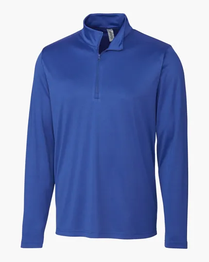 Clique Spin Solution-dyed Performance Interlock Half Zip — view 11