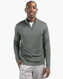 Clique Spin Solution-dyed Performance Interlock Half Zip — view 3