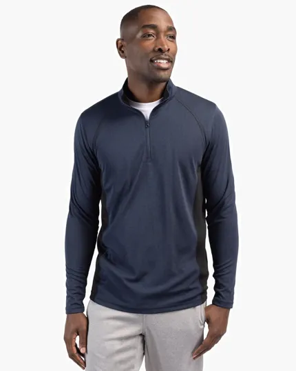 Clique Ice Pique Colorblock Tech Men's Half Zip