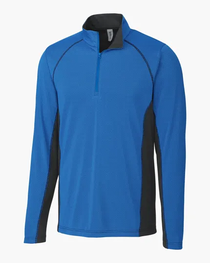 Clique Ice Pique Colorblock Tech Men's Half Zip — view 5