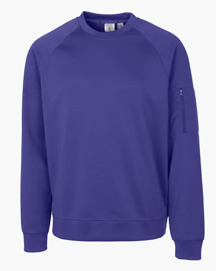 Clique Lift Solution-Dyed Performance Unisex Crewneck Sweatshirt — view 5