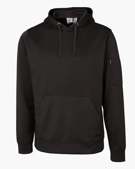 Clique Lift Solution-Dyed Performance Hooded Pullover Sweatshirt — view 10