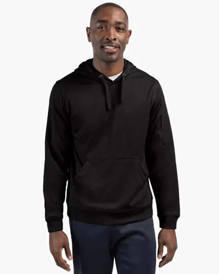 Clique Lift Solution-Dyed Performance Hooded Pullover Sweatshirt