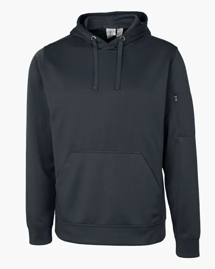 Clique Lift Solution-Dyed Performance Hooded Pullover Sweatshirt — view 12