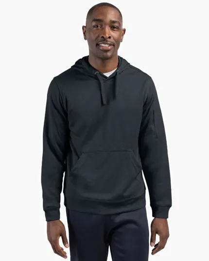 Clique Lift Solution-Dyed Performance Hooded Pullover Sweatshirt — view 3